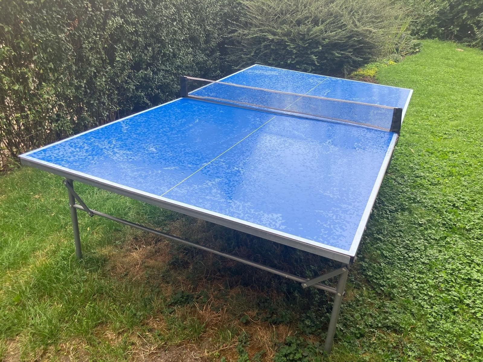 Opklapbare Tafeltennistafel - Decathlon PPT130 Out, Ophalen, Gebruikt, Tafel Outdoor