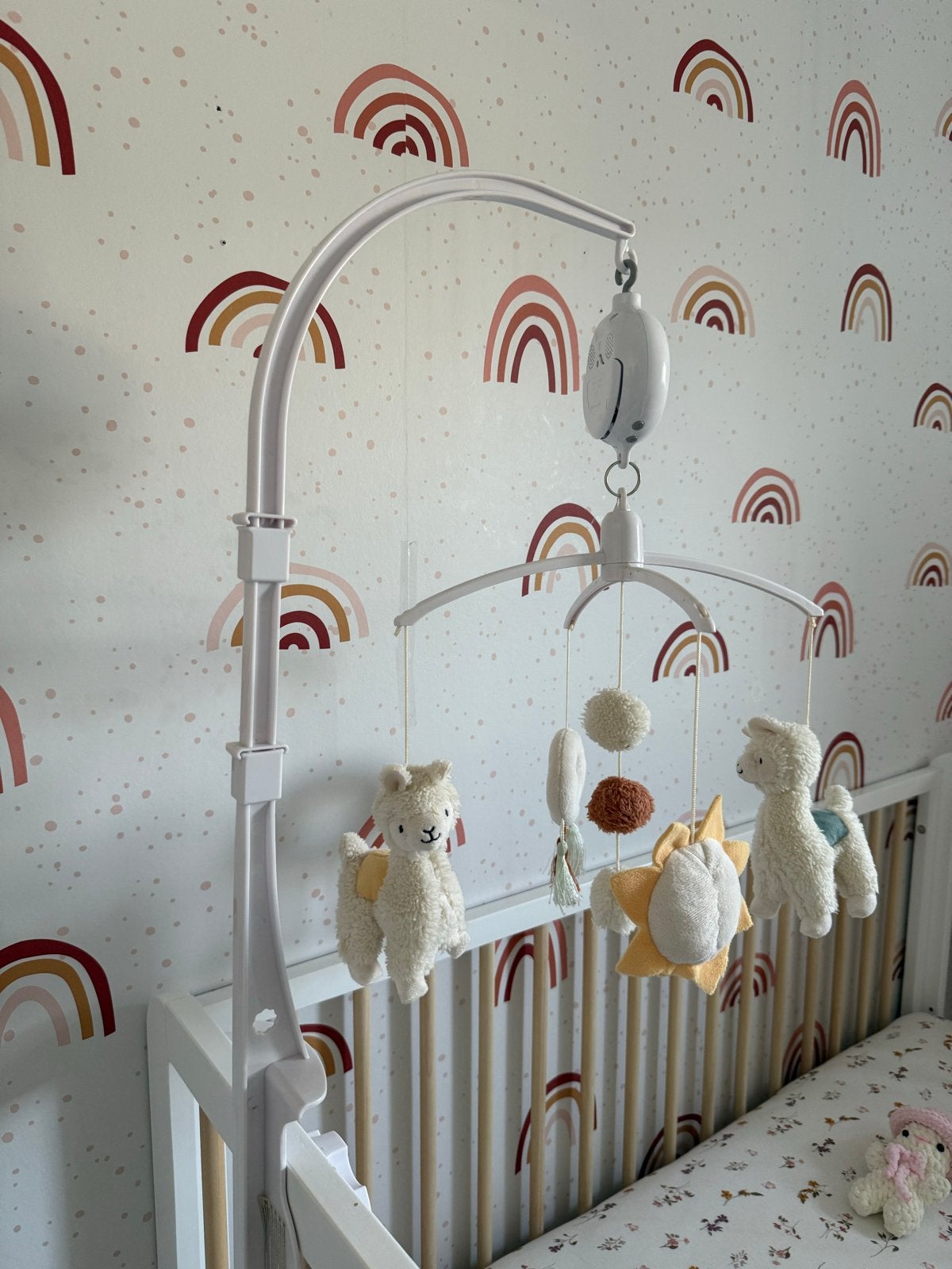 Alpaca Muziekmobiel voor baby's - Uitstekende staat, Ophalen of Verzenden, Zo goed als nieuw, Mobiel, Met geluid