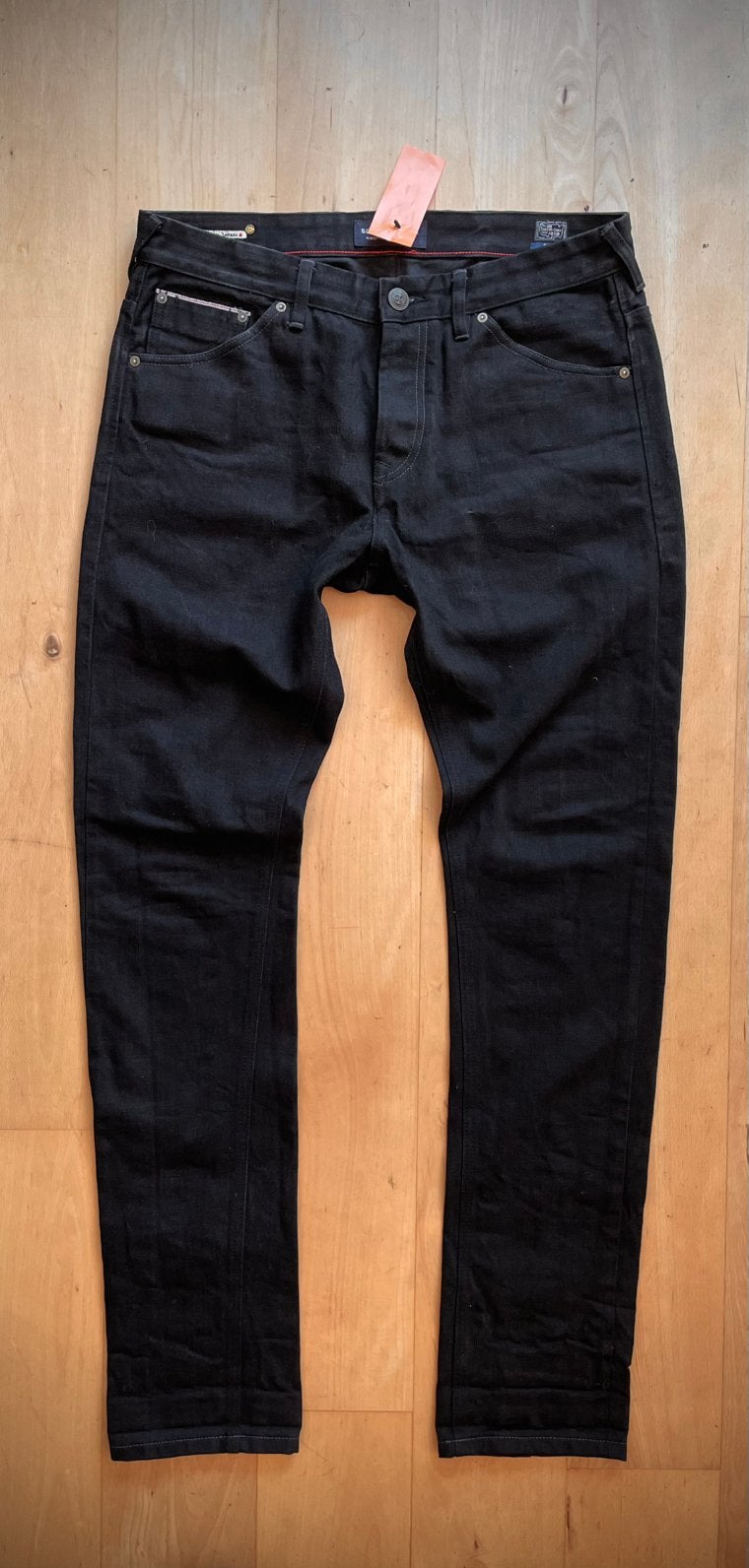 Scotch & Soda Gitane jeans spijkerbroek W33 L36 zwart, Ophalen of Verzenden, Zo goed als nieuw, Zwart, W33 - W34 (confectie 48/50)