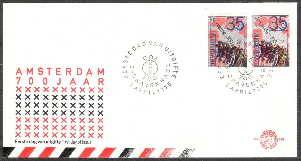 E138 - Amsterdam 700 jaar, Verzenden, Onbeschreven, Nederland