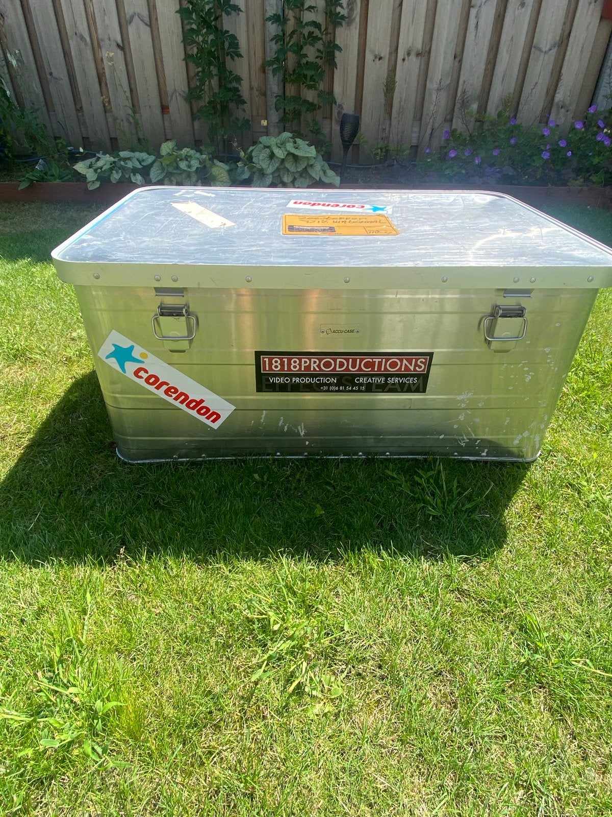 Aluminium kist - Opslagbox - Transportkist 80x53x38, Ophalen, Gebruikt, 50 tot 100 cm, Metaal