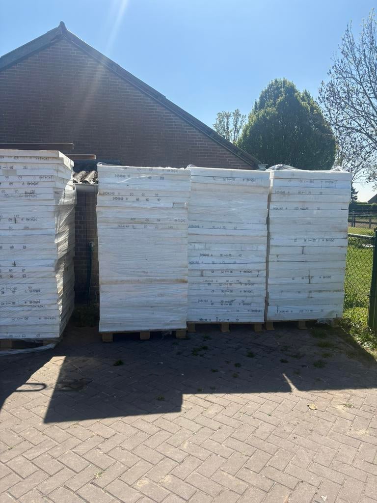 Vloerisolatie tempex, Ophalen of Verzenden, Zo goed als nieuw, Hardschuim (Pir), 15 m² of meer