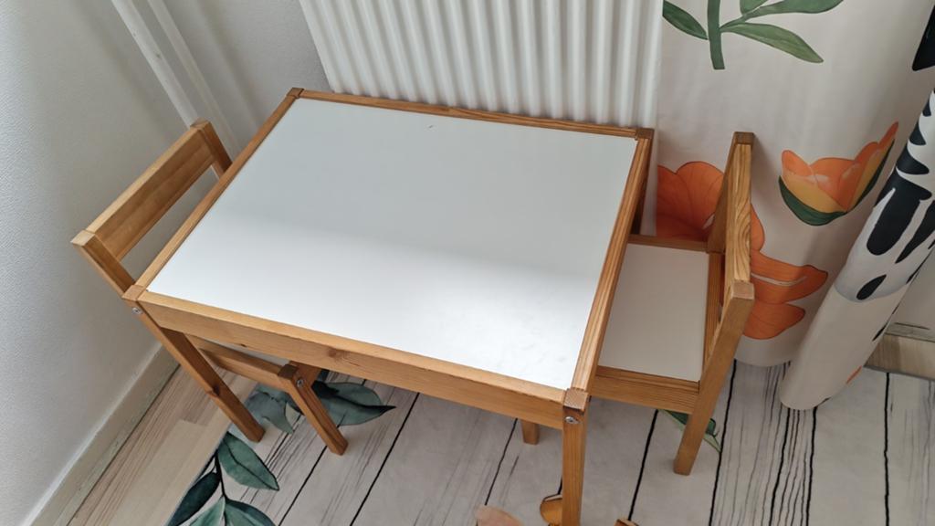 Speeltafel met 2 stoelen kinderen, Ophalen