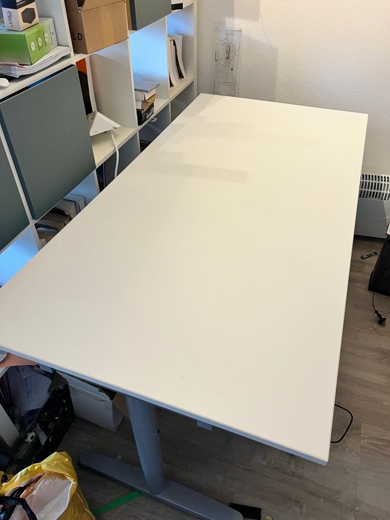 Ikea Galant bureau wit, Huis en Inrichting, Ophalen, Overige typen, 160 cm, Gebruikt