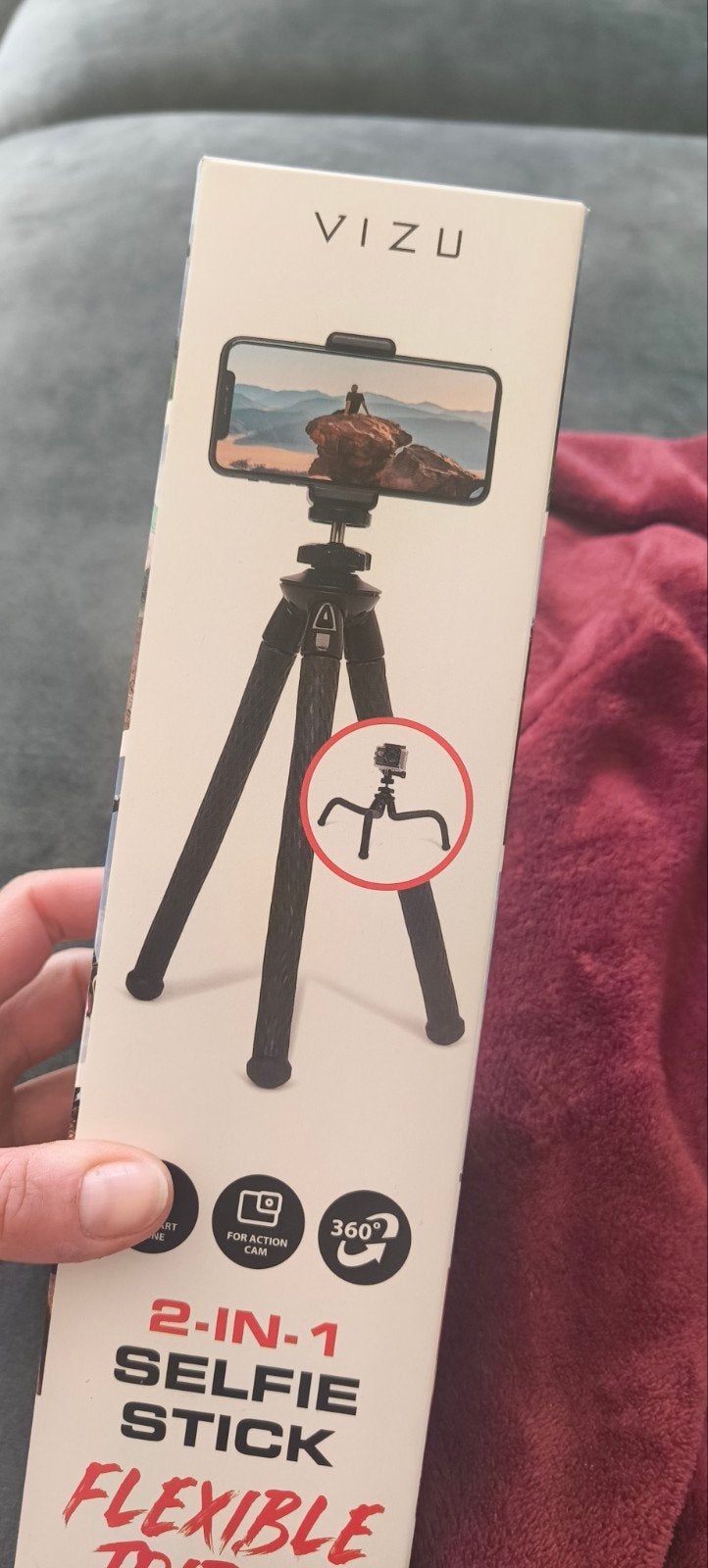 Vizu selfie stick flexible tripod vexflexpod, Ophalen of Verzenden, Driepoot