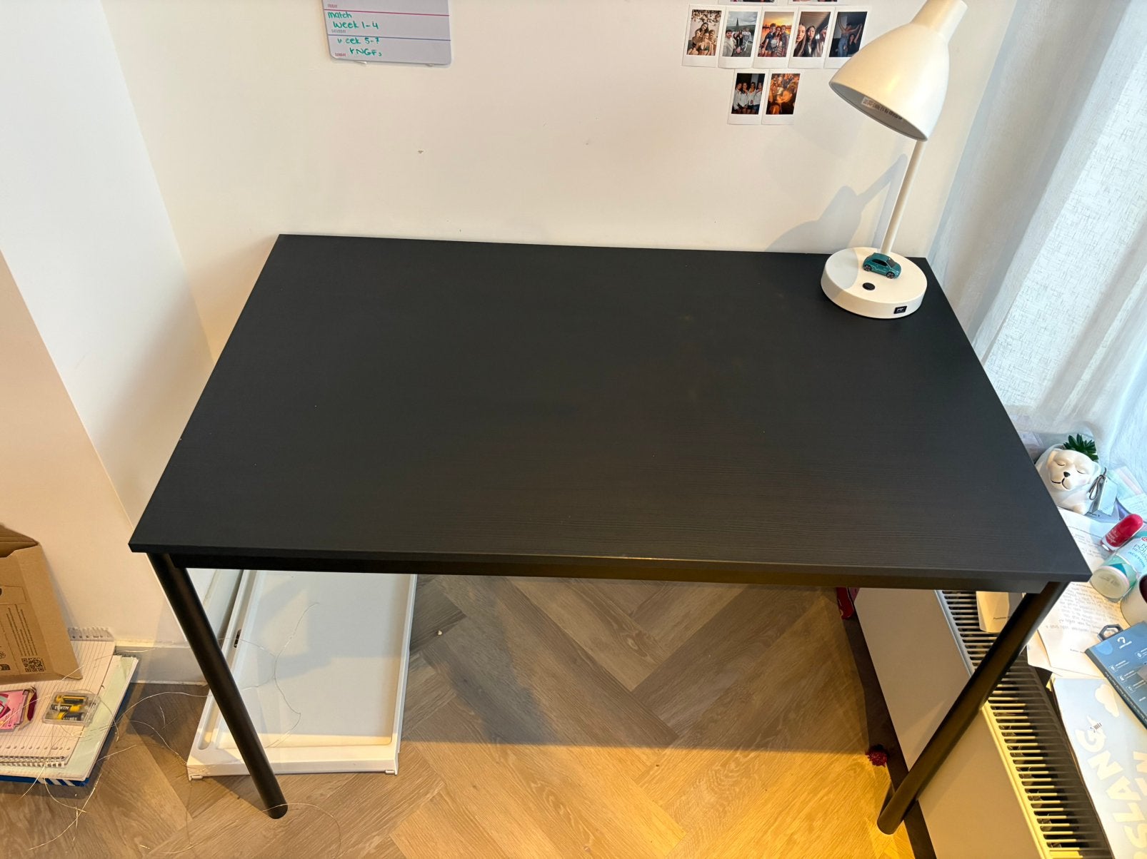 Black table (ikea), Ophalen, 110 cm, Hout, Zo goed als nieuw