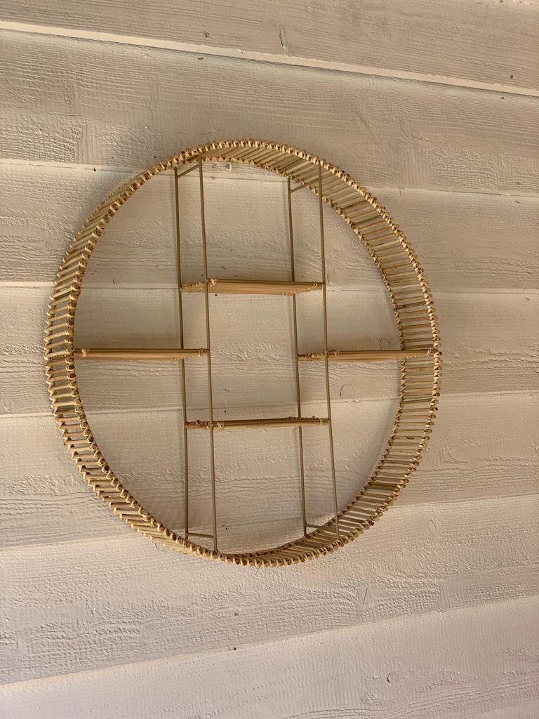 Bamboe wanddecoratie / wandrek - Eyecatcher voor elk interie, Ophalen of Verzenden, Nieuw