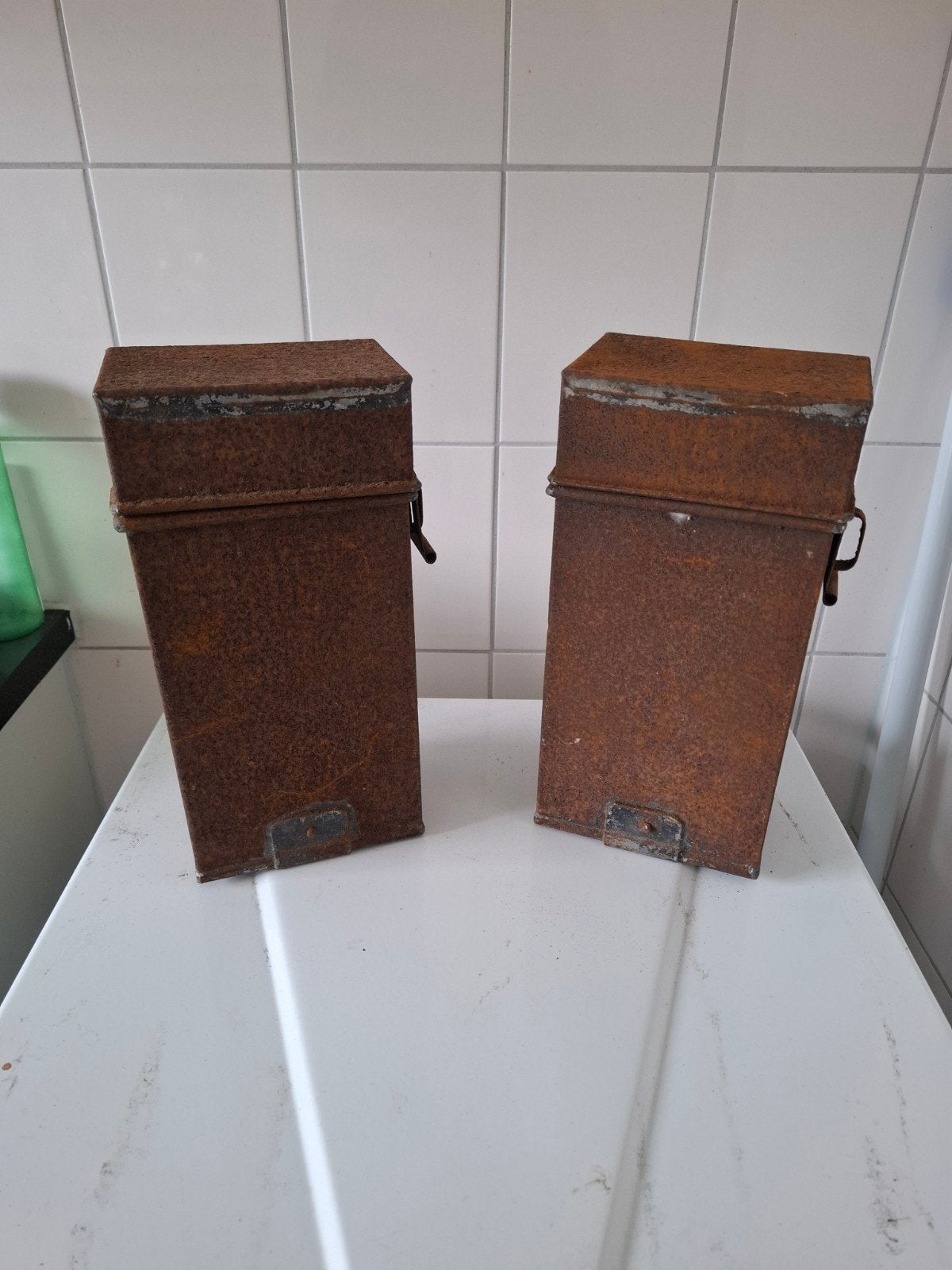 2 opslagblikken vermoedelijk wo2, Ophalen of Verzenden, Duitsland