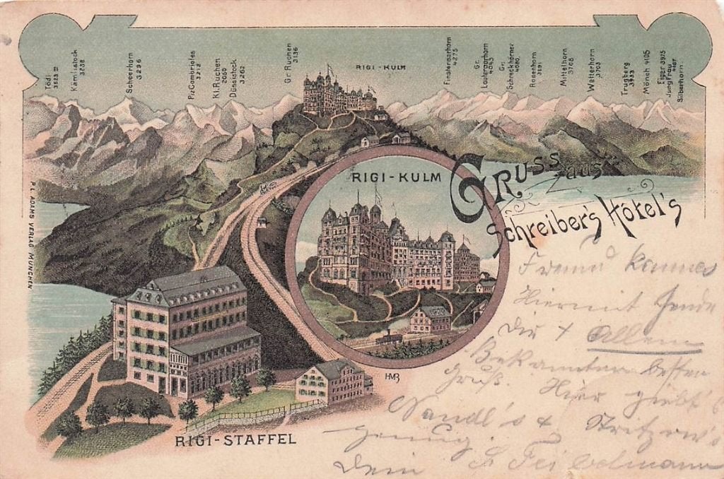 702-165-043 Rigi-Staffel Rigi-Kulm, Verzenden, Voor 1920, Overig Europa