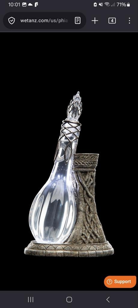 Weta workshop  Phial of Galadriel NIEUW, Ophalen of Verzenden, Nieuw