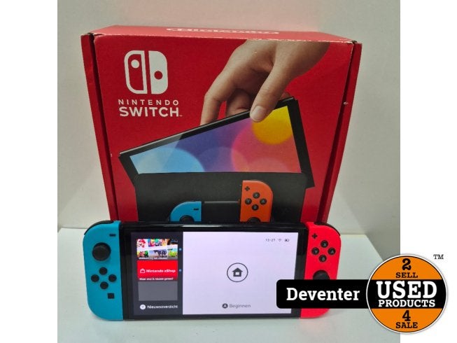 Nintendo Switch OLED Red/blue Compleet in doos betaal in3!, Nintendo, Zo goed als nieuw, Support@nintendo.com, 11-1 Hokotate-cho, Kamitoba, Minami-ku
Kyoto 601-8501
Japan