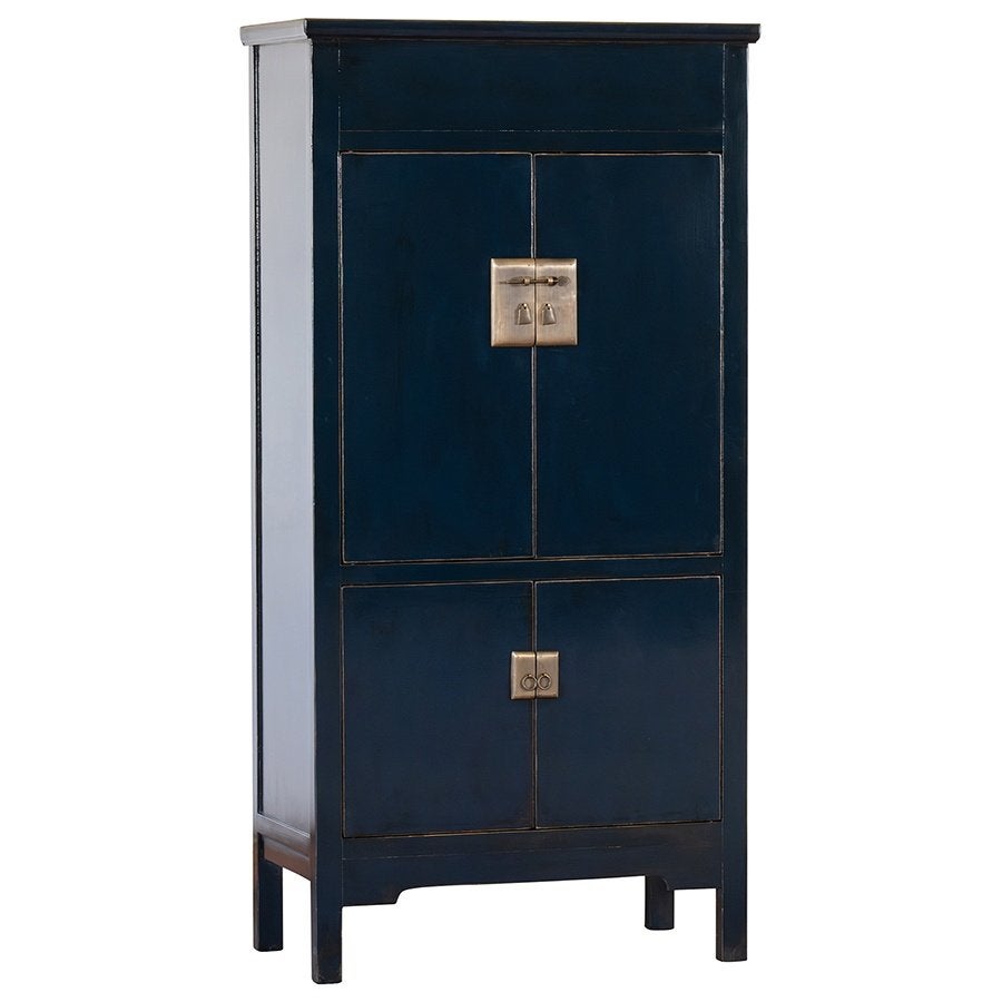 Voordelig ! Chinese dressoirs - Chinese kast - Donkerblauw, Huis en Inrichting, Kasten | Kledingkasten, Met deur(en), Nieuw, Minder dan 100 cm