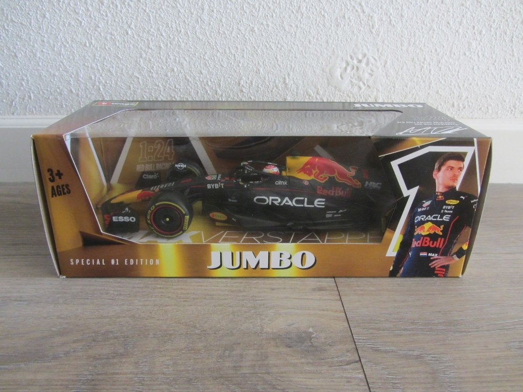 Max Verstappen Red Bull Racing RB18 (Jumbo) 2022, Ophalen of Verzenden, Nieuw, Auto, Bburago