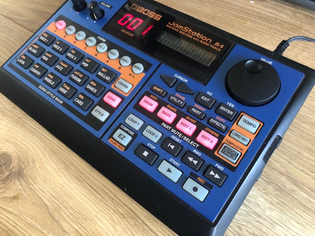 Boss JS-5 JamStation Rhythm Backing Jamming Drum Machine, Muziek en Instrumenten, Ophalen of Verzenden, Gebruikt