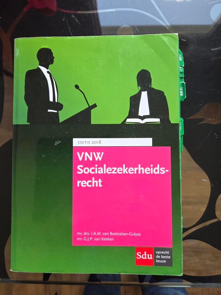 VNW Socialezekerheidsrecht - Editie 2018, Zo goed als nieuw, HBO, Ophalen of Verzenden, Gamma