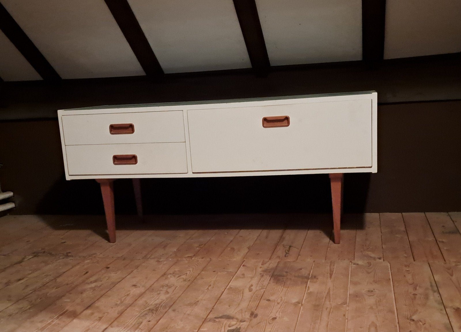 Vintage commode wit, Ophalen, Gebruikt