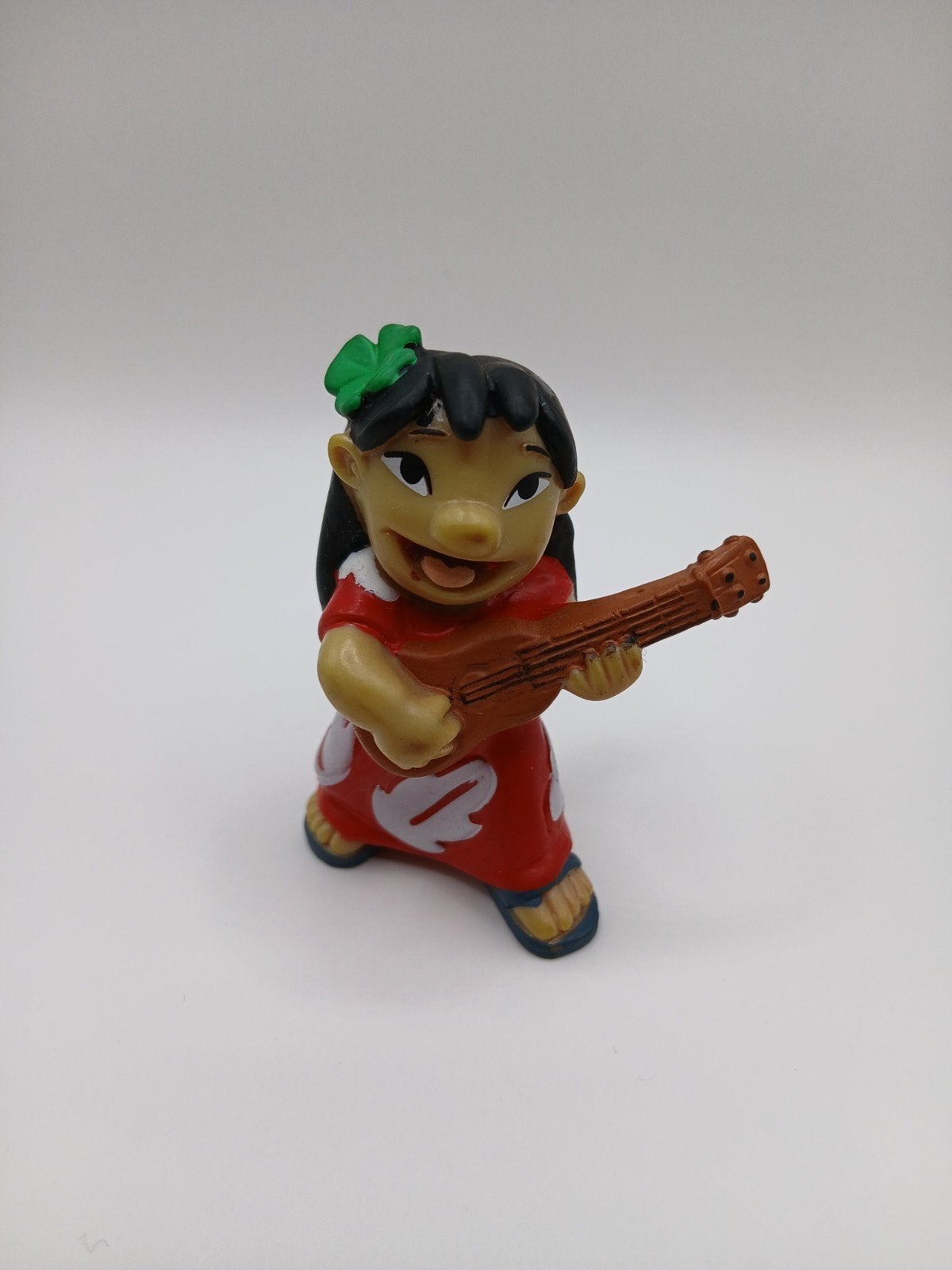 Disney Bullyland Lilo & Stitch Lilo met Ukelele Figuur, Ophalen of Verzenden, Overige figuren, Zo goed als nieuw, Beeldje of Figuurtje