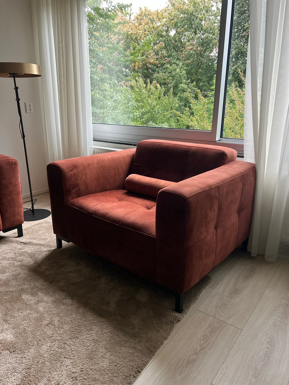 Montel stoel - Zo goed als nieuw, Huis en Inrichting, Ophalen of Verzenden, Zo goed als nieuw, Stof, 100 tot 125 cm