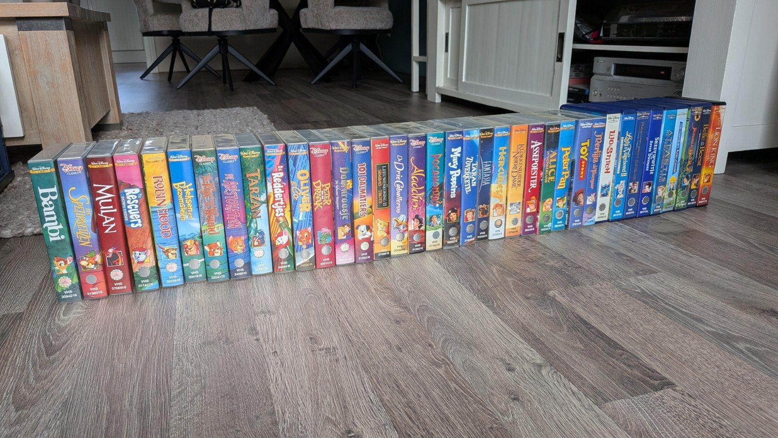 Grote collectie Disney classics VHS-banden 37 x stuks, Cd's en Dvd's, VHS | Film, Ophalen, Gebruikt, Alle leeftijden, Kinderfilm