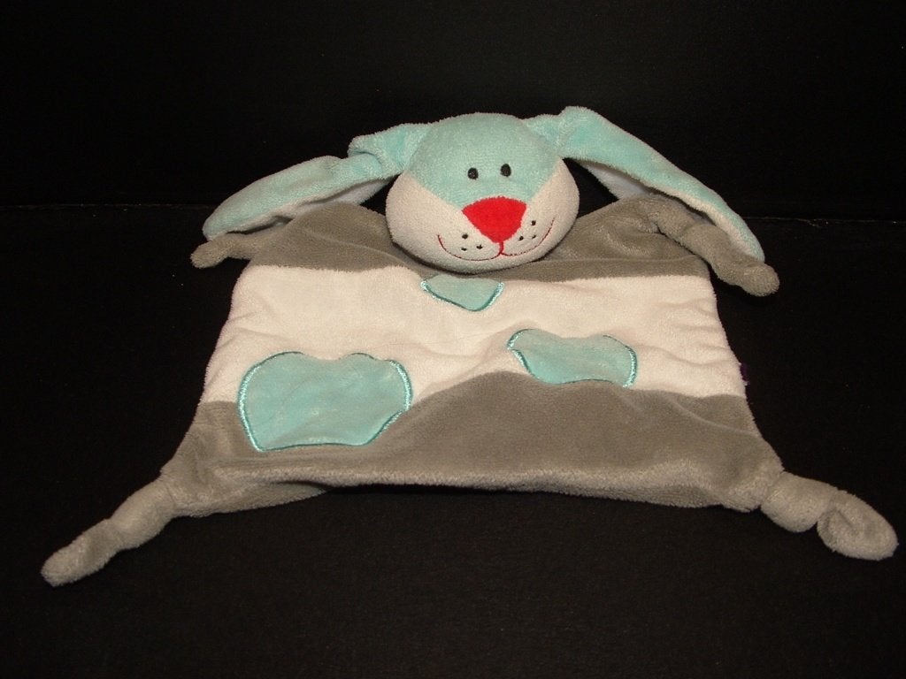 PRENATAL KONIJN KNUFFELDOEK VELOURS GRIJS/WIT, Verzenden, Nieuw, Overige typen