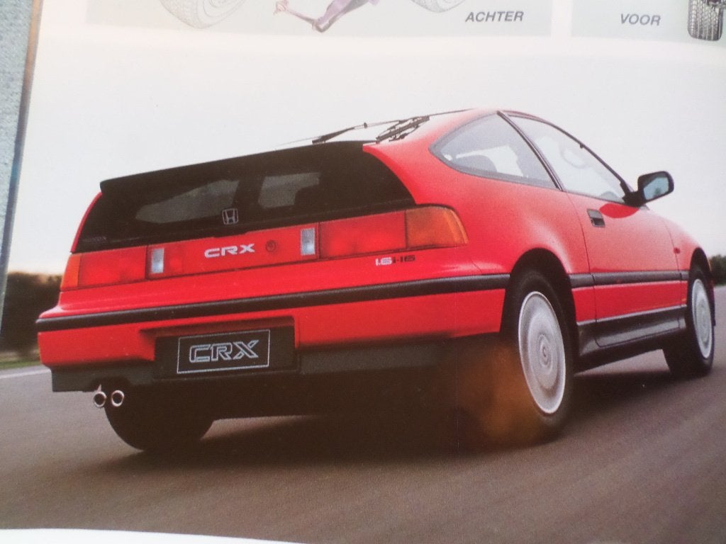 Honda CRX Brochure, Ophalen of Verzenden, Zo goed als nieuw, Honda