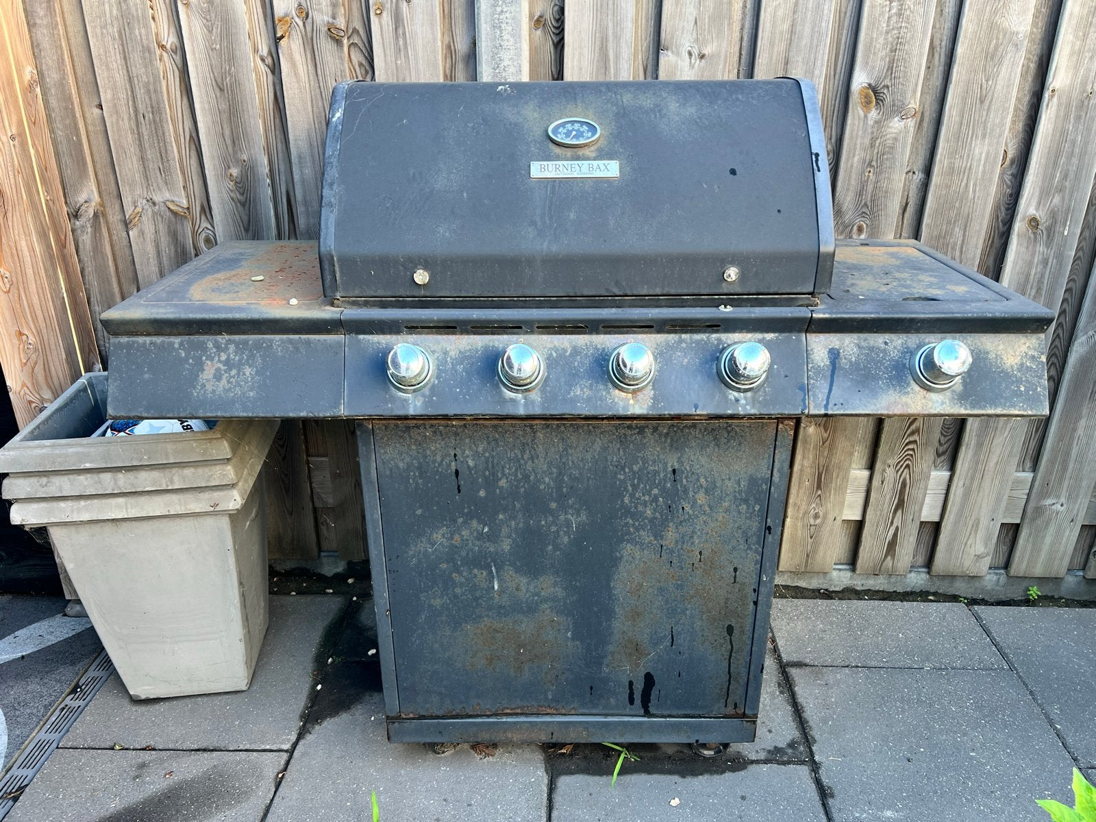 Burney Bax Gasbarbecue - Opknapper - GRATIS GASFLES, Tuin en Terras, Ophalen, Gebruikt