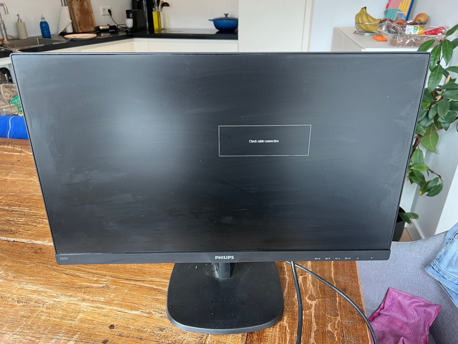 Philips 243V7Q beeldscherm - Full HD monitor, Computers en Software, Monitoren, Ophalen, HDMI, Full HD, Zo goed als nieuw