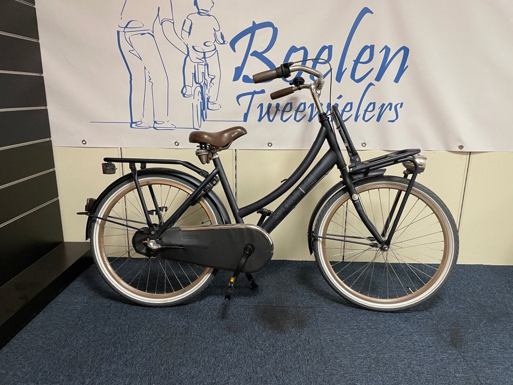VERKOCHT! Cortina U4 24/42cm 3v Transportfiets Meisje Blauw, Ophalen, Terugtraprem, 24 inch, Ravensburgstraat 8