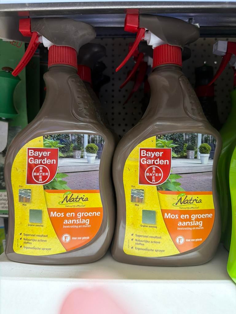 Bayer Garden Natria Mos- en Groene Aanslagreiniger, Ophalen of Verzenden, Nieuw, Aanslagreiniger