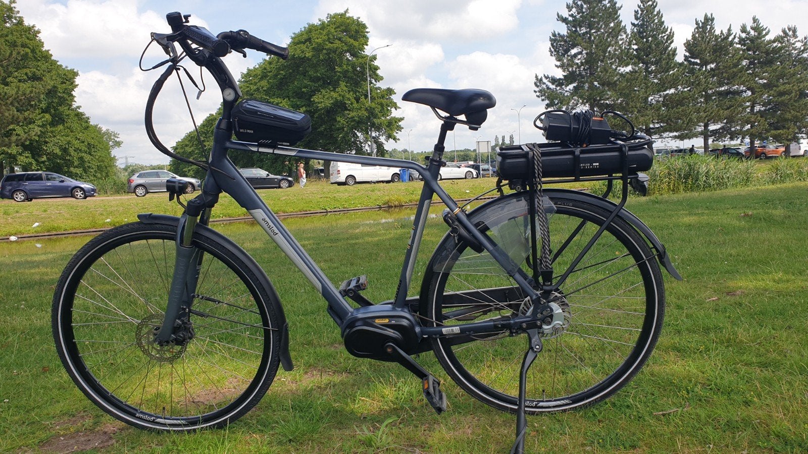 Elektrische fiets amslod Hilston, Ophalen of Verzenden, Zo goed als nieuw, Overige merken