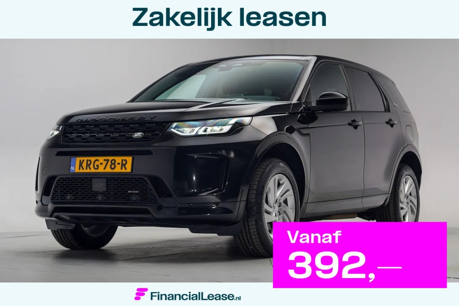 Land Rover Discovery Sport P300e 1.5 R-Dynamic S [ Cruise co, 309 pk, Discovery Sport, Zwart, Bedrijf