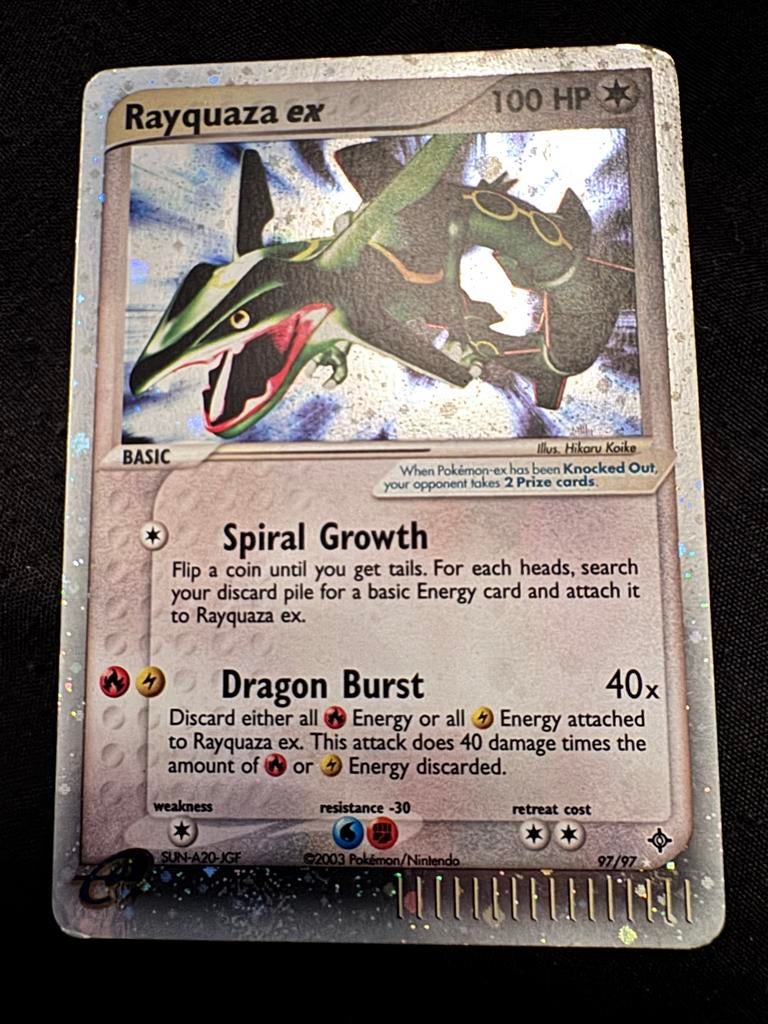Rayquaza ex - EX dragon, Ophalen of Verzenden, Zo goed als nieuw
