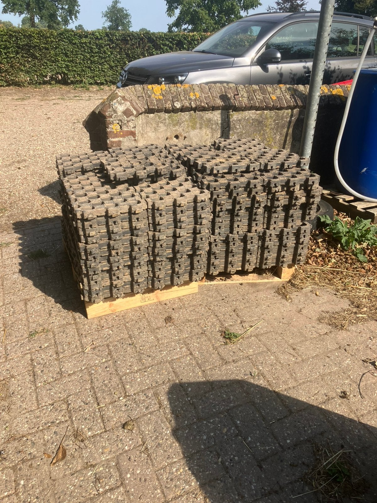 Gebruikte paddock platen voor een stevige ondergrond, Ophalen, Gebruikt, 10 tot 20 m², Gras