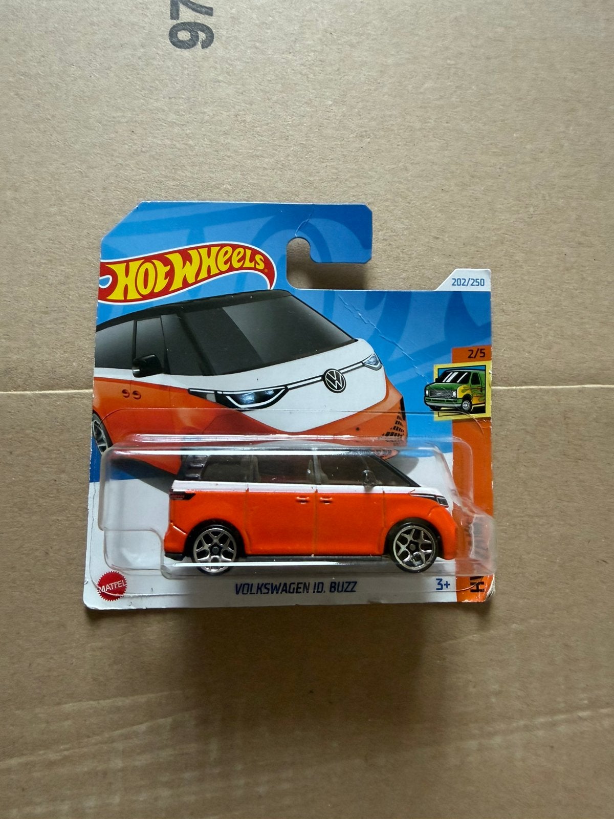 Hot wheels Volkswagen ID bus oranje 92, Ophalen of Verzenden, Zo goed als nieuw, Auto