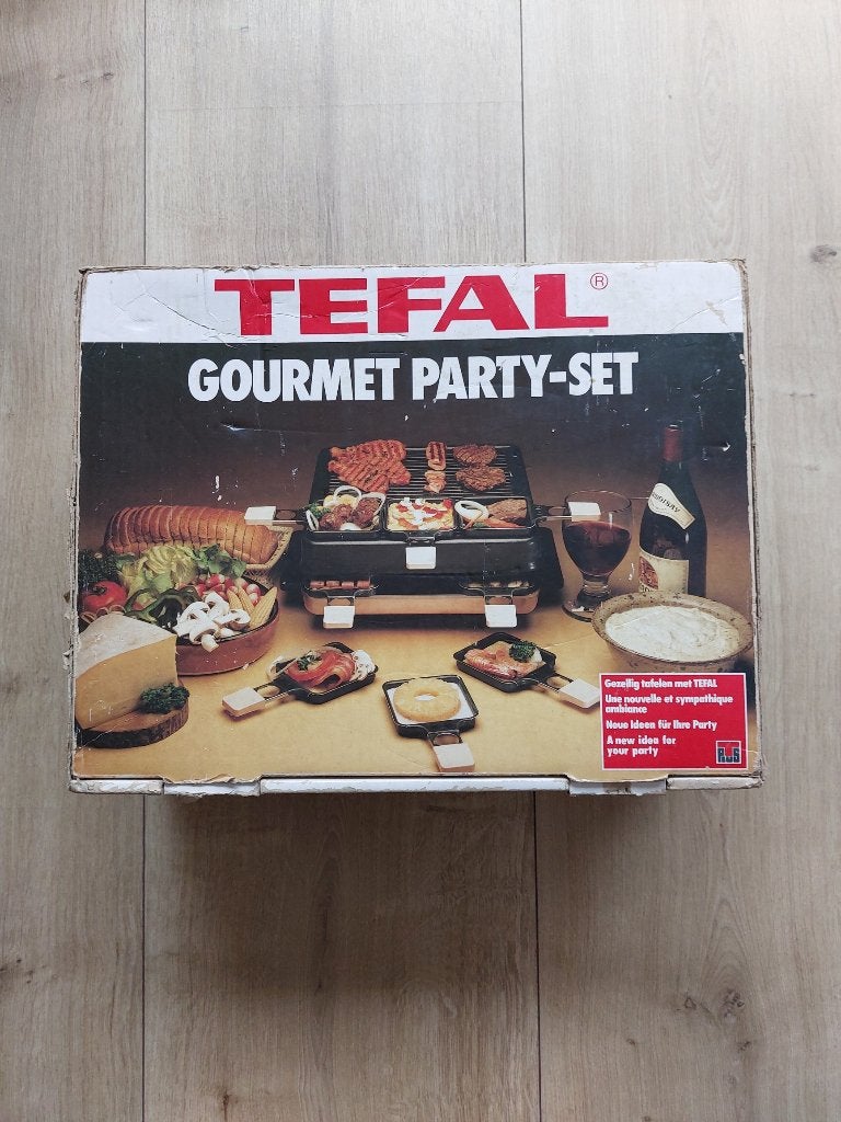 Tefal gourmet party-set, Witgoed en Apparatuur, Ophalen, Gebruikt, 4 t/m 7 personen