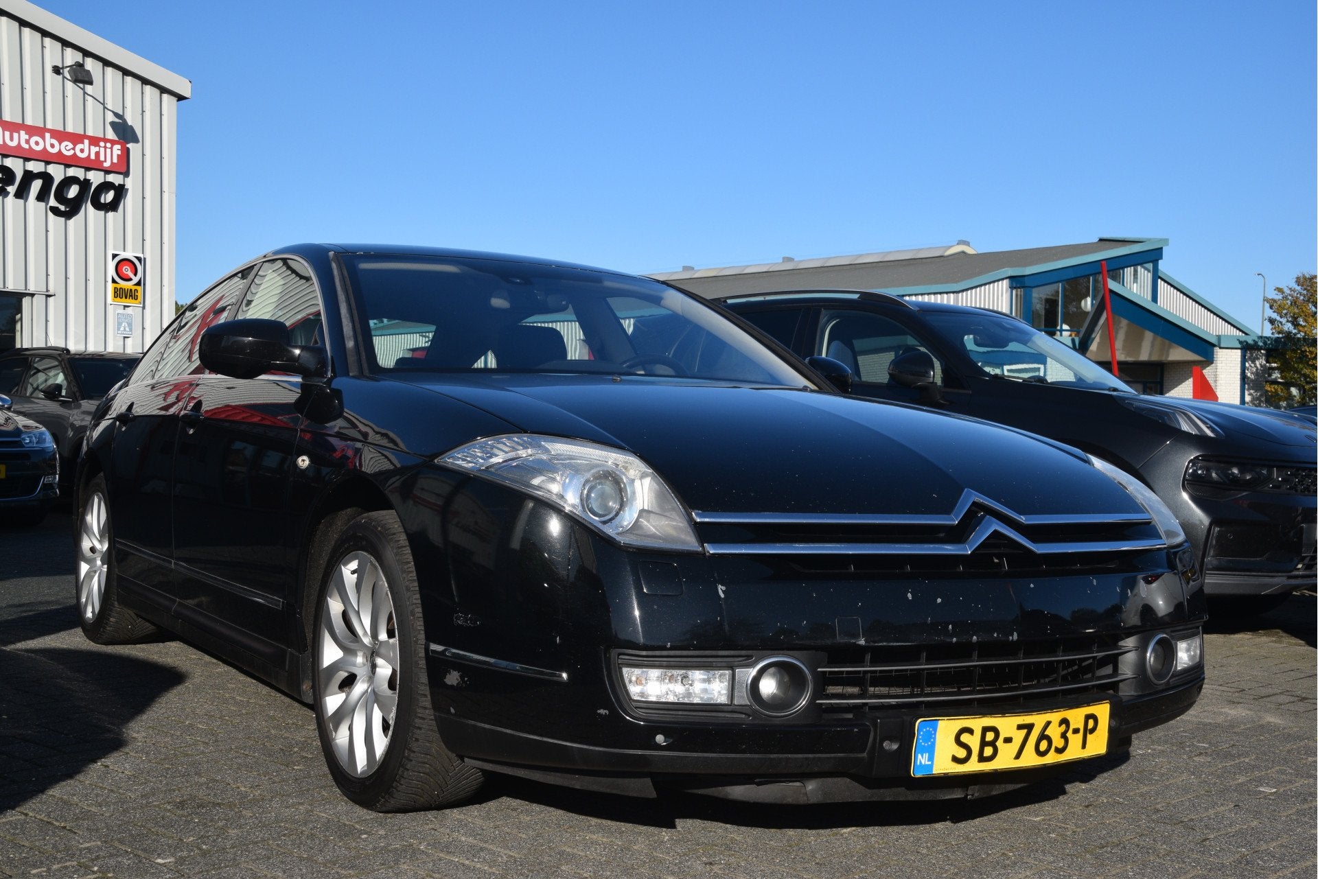 Citroën C6 3.0 HdiF V6 Exclusive Navi | Leer | Trekhaak | J, Gebruikt, Zwart, C6, 1848 kg