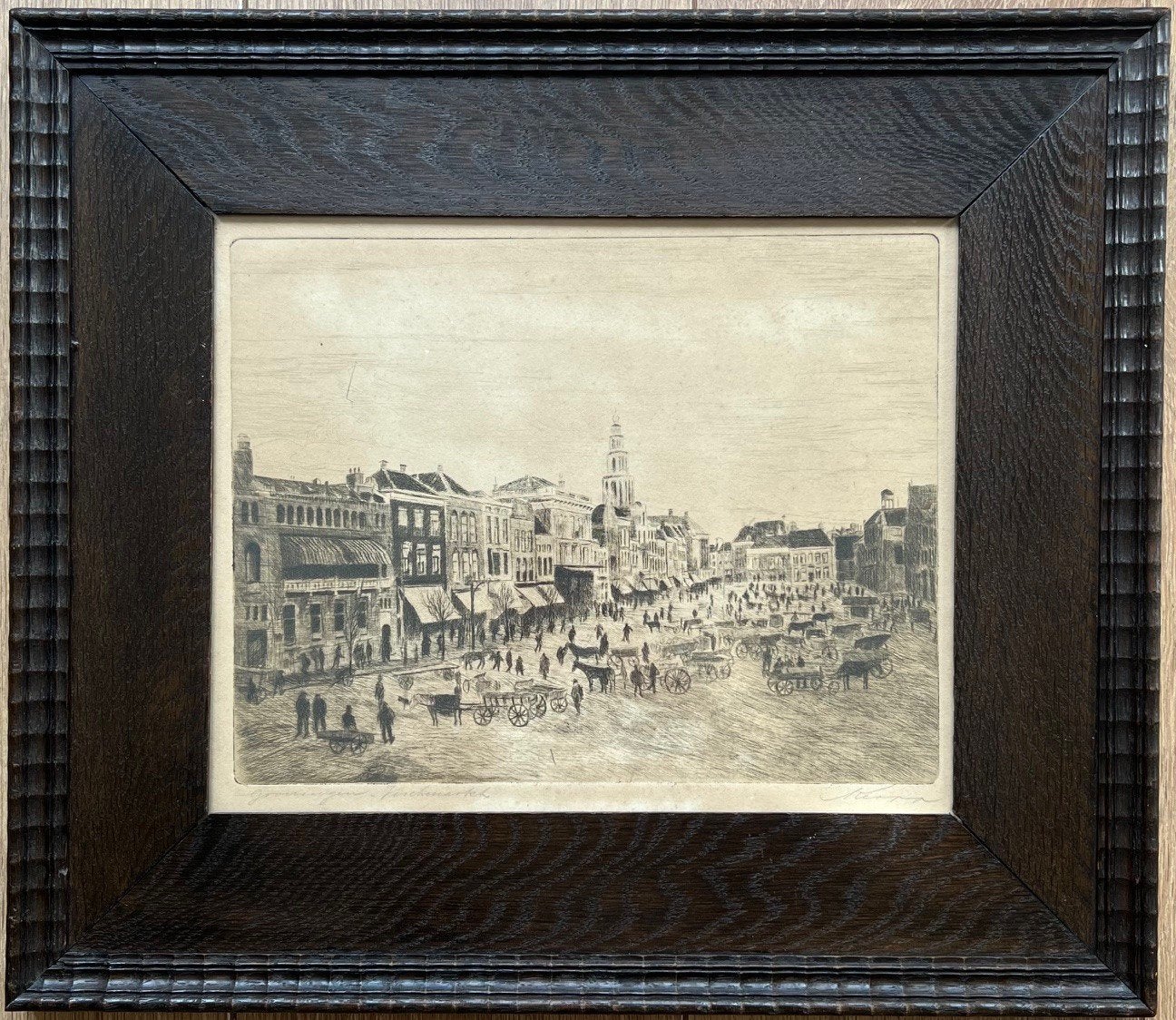 Ets van de Vismarkt in Groningen, Antiek en Kunst, Verzenden