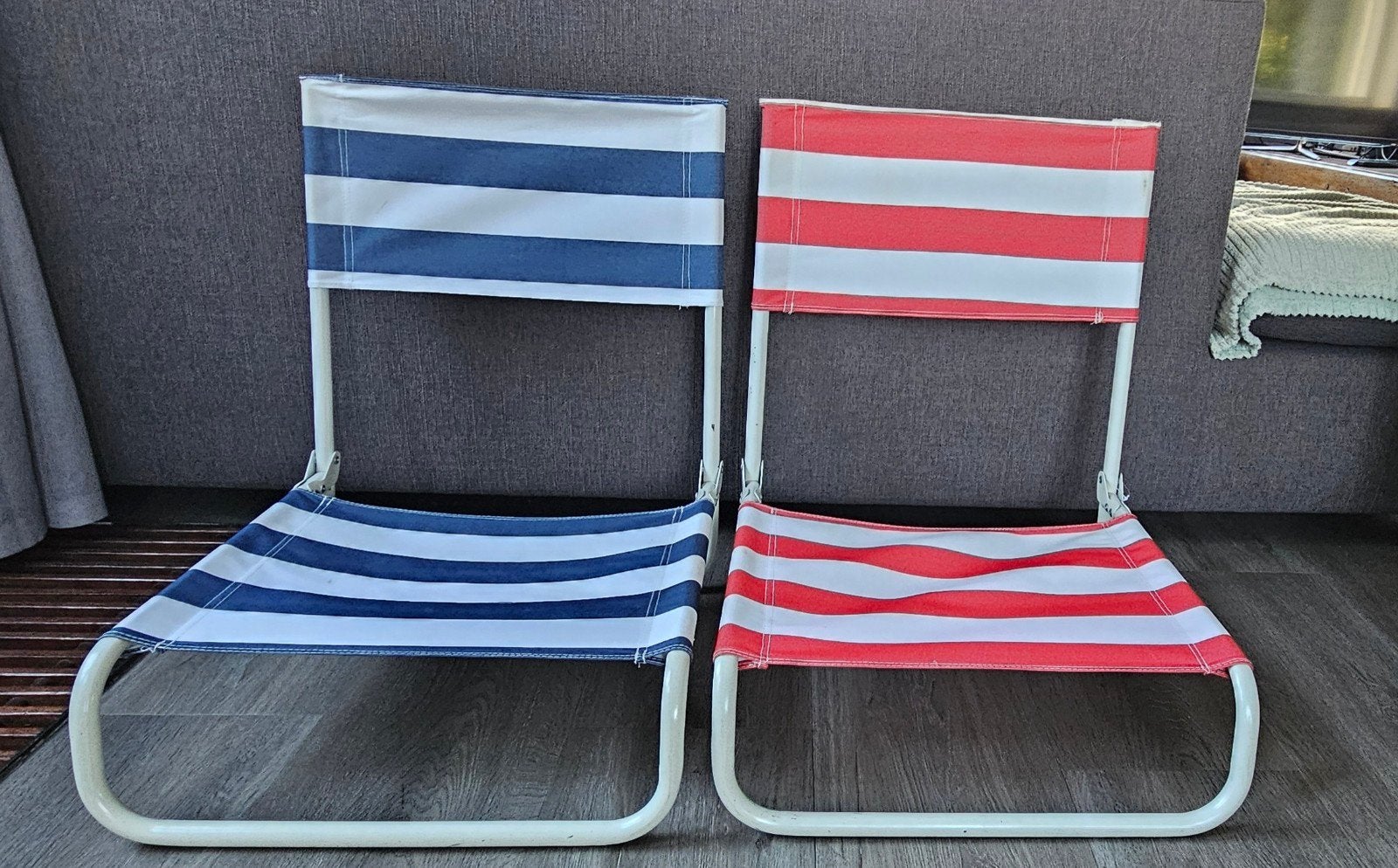 2 camping / strandstoeltjes, Ophalen, Campingstoel