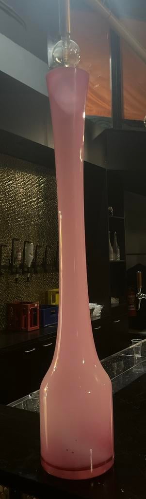 Grote Roze en Oranje Glazen Vazen - Decoratief, Antiek en Kunst, Antiek | Vazen, Ophalen