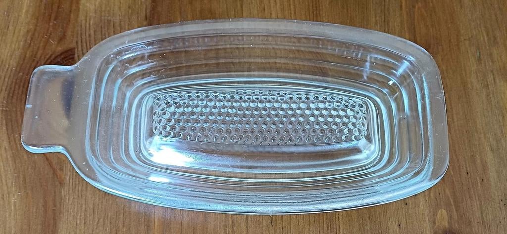 Glazen appelrasp - Vintage keukenaccessoire, Overige typen, Ophalen, Gebruikt, Glas