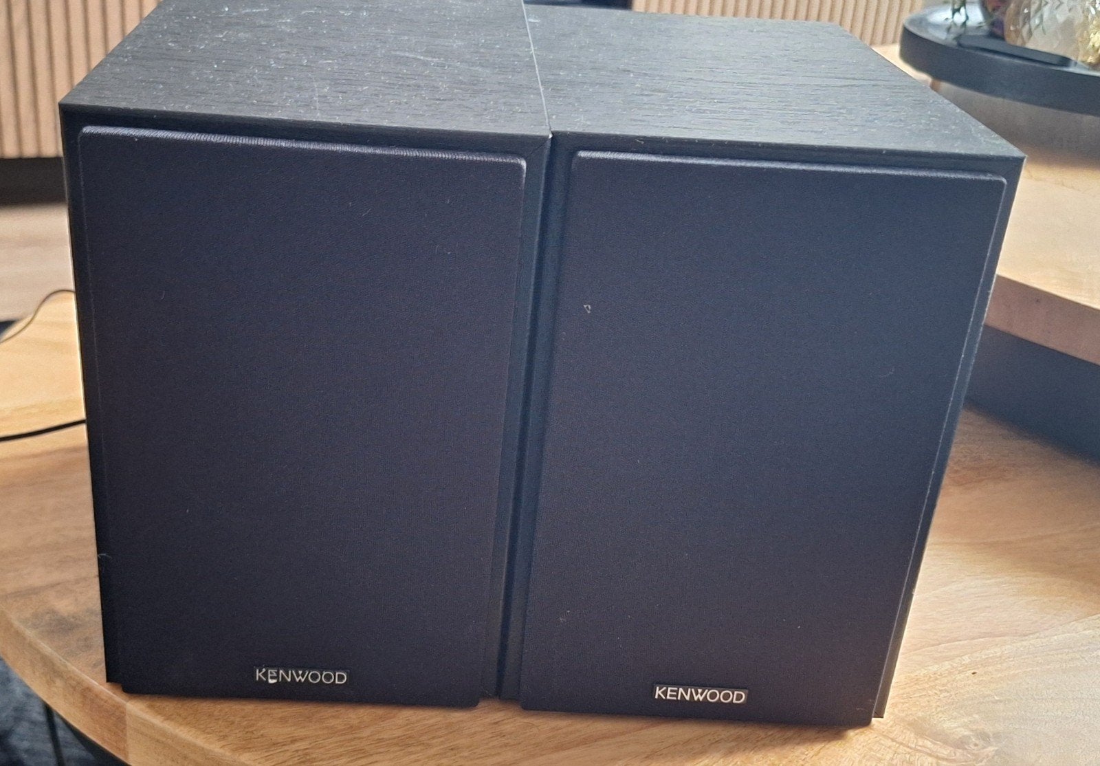 Boxen Kenwood Boekenplank Luidsprekers - Compact & Krachtig, Gebruikt, Inclusief kabels, Boekenplank luidspreker, Ophalen