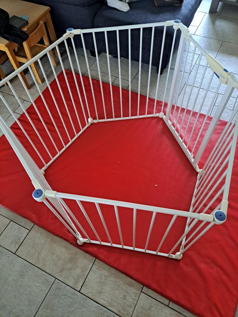 Grondbox bench openhaardhek hondenhek traphek, Dieren en Toebehoren, Hondenbenches, Ophalen, Gebruikt