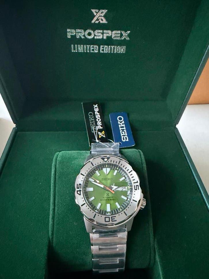 Seiko monster Prospex Limited Edition Horloge, Ophalen of Verzenden, Nieuw, Zwart, IOS