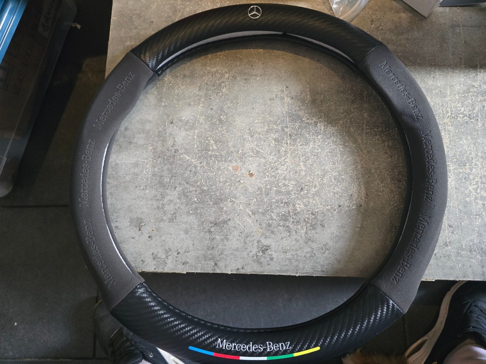 Nieuwe Mercedes-Benz Stuurhoes - Carbon Look, Ophalen of Verzenden, Nieuw