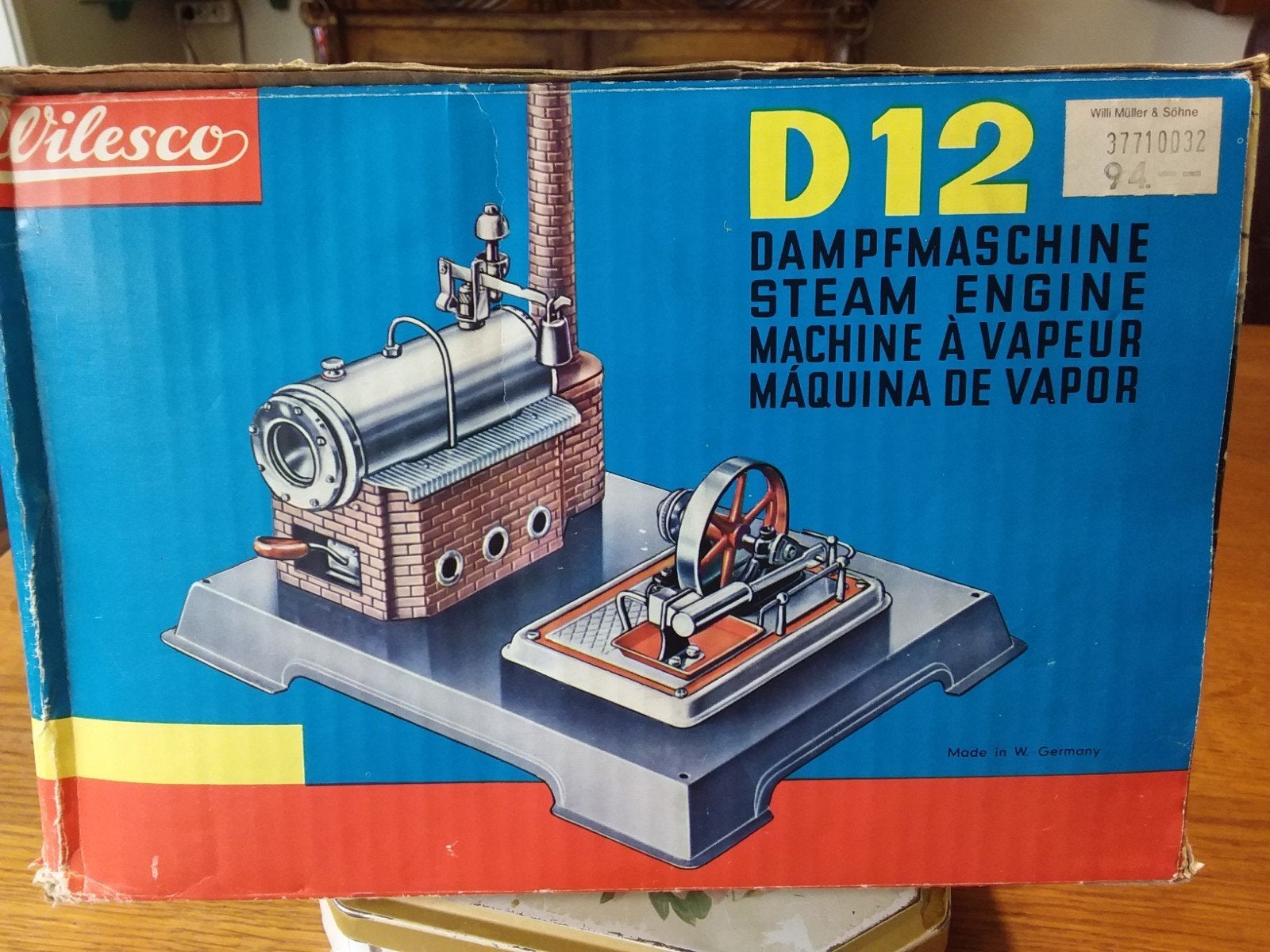 Wilesco D12 stoommachine met M63, M51 en M59 accessoires, Verzamelen, Ophalen of Verzenden, Zo goed als nieuw