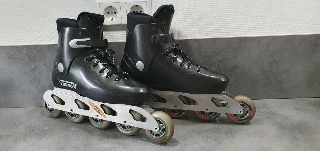 Skeelers / inline skates - Viking - Maat 41 - 5 wielen, Ophalen of Verzenden, Gebruikt