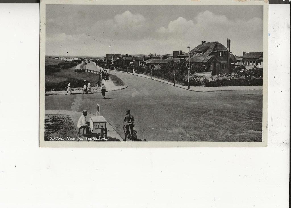 Kijkduin Naar het tentenkamp en IJscoman 19-8-1939, Ophalen of Verzenden, 1920 tot 1940, Gelopen, Zuid-Holland