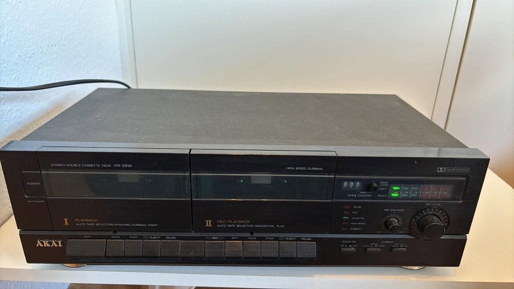 cassettedeck akai, Ophalen of Verzenden, Dubbel, Akai