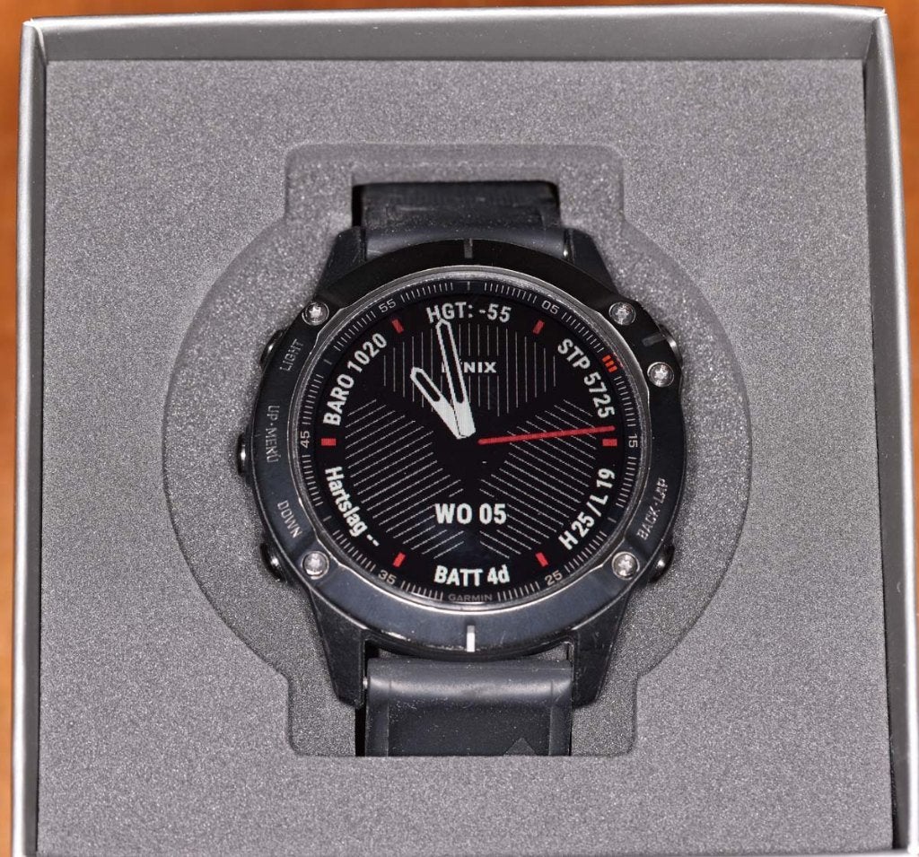 Garmin Fenix 6 Sapphire, Ophalen, IOS, Zo goed als nieuw, Waterdicht