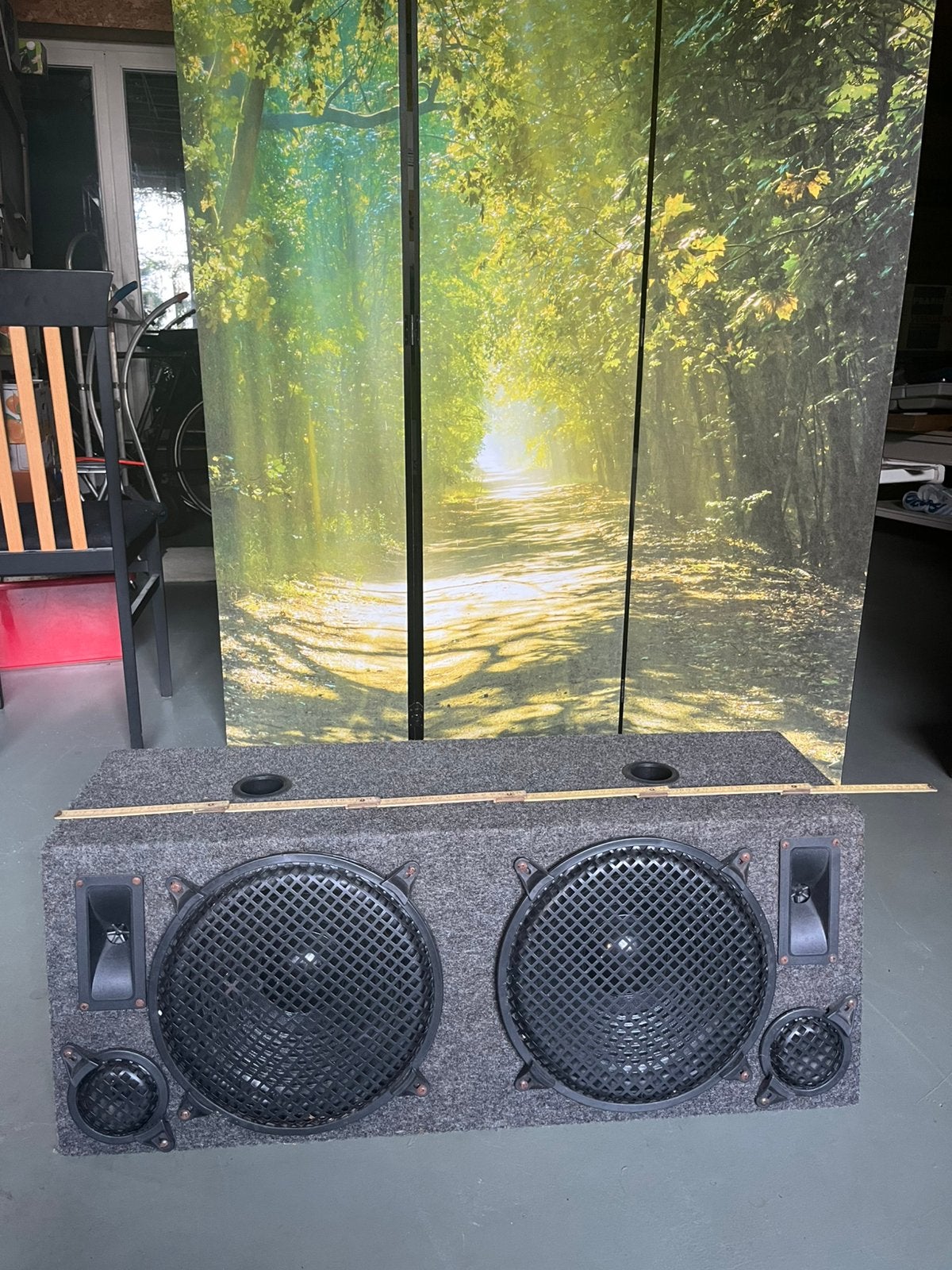 Speakers bekleed, Ophalen, Gebruikt